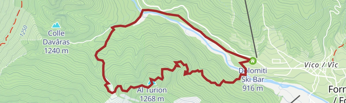 Route map: Truoi dal Von
